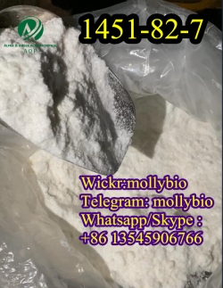 Factory direct  CAS 1451-82-7 2-BROMO-4-Methylpropiophenone with Best Price Wickr mollybio 