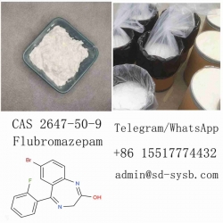 Flubromazepam cas 2647-50-9	Good quality and good price	powder in stock for sale