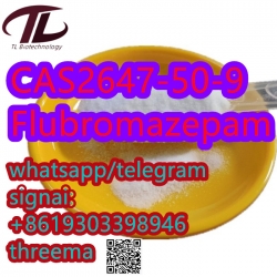 Hot selling cas 2647-50-9 Flubroma. zepam powder high purity+86193033989463