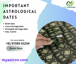 The important astrological dates