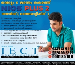 NIOS SSLC AND PLUS 2ONLY IN 6 MONTHS AT IECT COLLEGE 