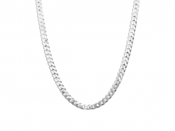 Elegance Redefined: 925 Sterling Silver Curb Chain for Men and Women