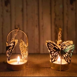 Butterfly candle-holder