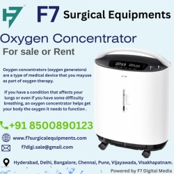 Oxygen Concentrator for Sale Or Rent in Hyderabad - F7 Surgical Equipments