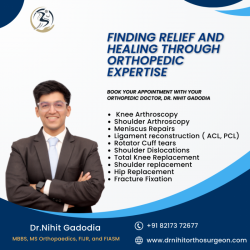 Best  Orthopaedic Surgeon Dr. Nihit Gadodia, 