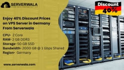 Enjoy 40% Discount Prices on VPS Server in Germany From Serverwala 
