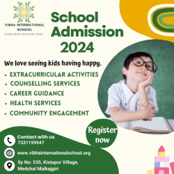 Vibha International School Admissions Open for Academic Year 2024, Medchal, Hyderabad.