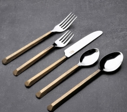 indulge in luxurious dining: discover inox's gold flatware collection