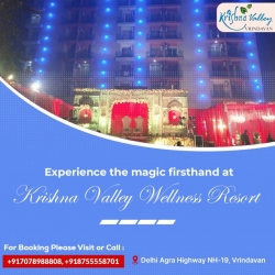 Timeless Wedding by Krishna Valley: Destination Weddings Venue in Vrindavan