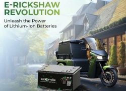 Best erickshaw lithium ion battery manufacturers in India