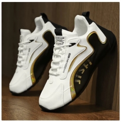 Fashion Colorblock Lace-up Sneakers For Men