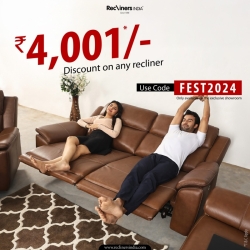 Upgrade Your Comfort with Exclusive Discounts on Recliners at Recliners India Store