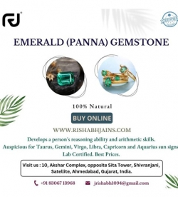 Rishabh Jain Gems & Jewels, Ahmedabad | Buy Emerald Gemstone, Panna Gemstone from Dealer