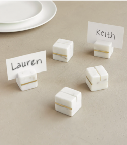 Marble and Metal Combos: Modern Office Table DÃ©cor Ideas
