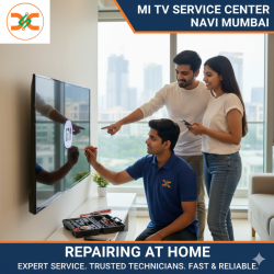 How can I find the nearest Mi TV Service Center in Navi Mumbai?