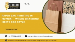 Paper Bag Printing in Mumbai – Where Branding Meets Eco Style