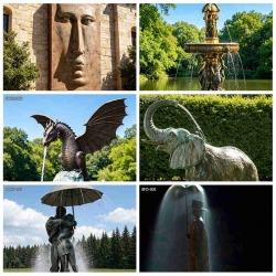 Garden fountain
